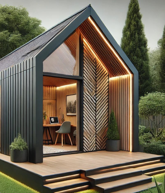 BESPOKEDESIGN ai generated image of a garden room for inspiration