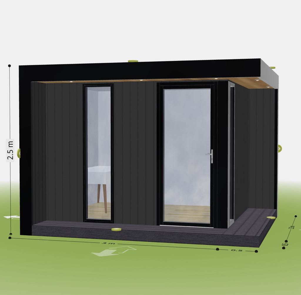 image00011 drawing of outside garden room to show measures