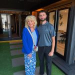 Customers visiting the Lytham Exterior Spaces showroom